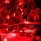 100 LED Red Christmas Lights, 8 Modes Red LED String Lights Outdoor Waterproof, Clear Wire LED Lights for Christmas,